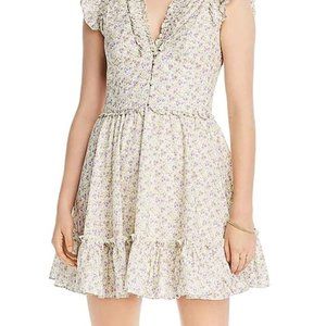 NWT women's LINI floral ruffle dress size M